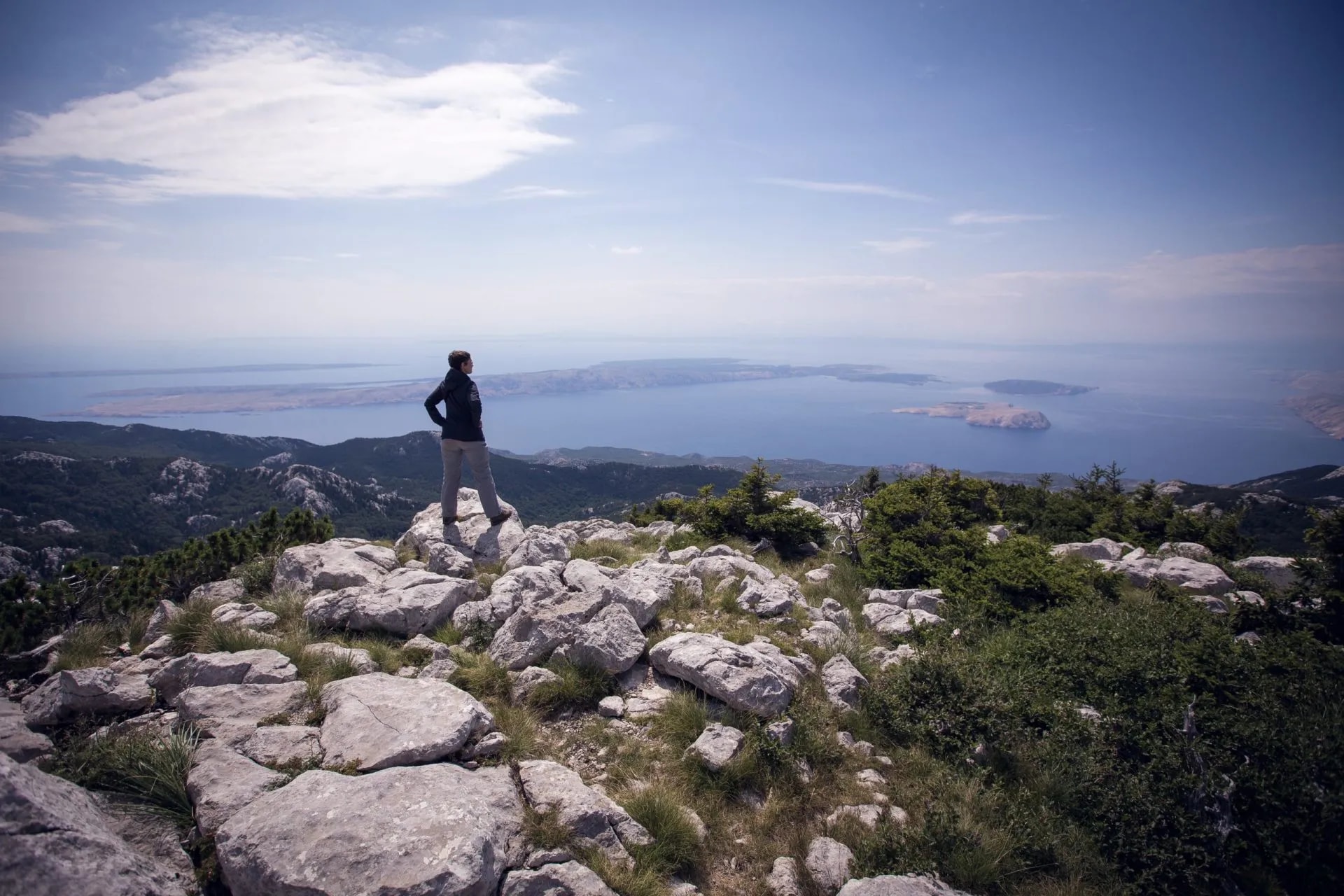 Senderismo de refugio a refugio en Croacia