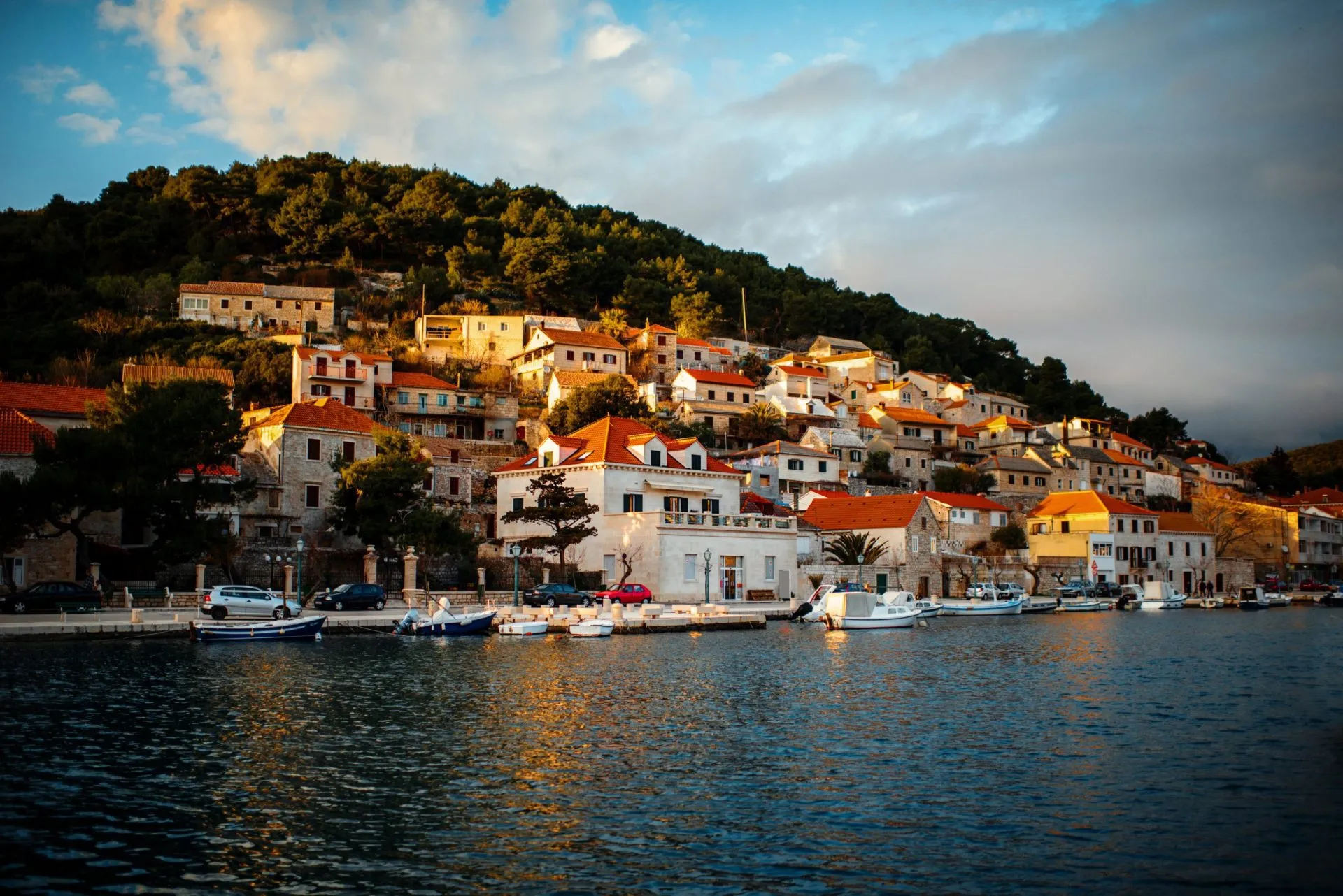 City Bol view on Brac island, Croatia