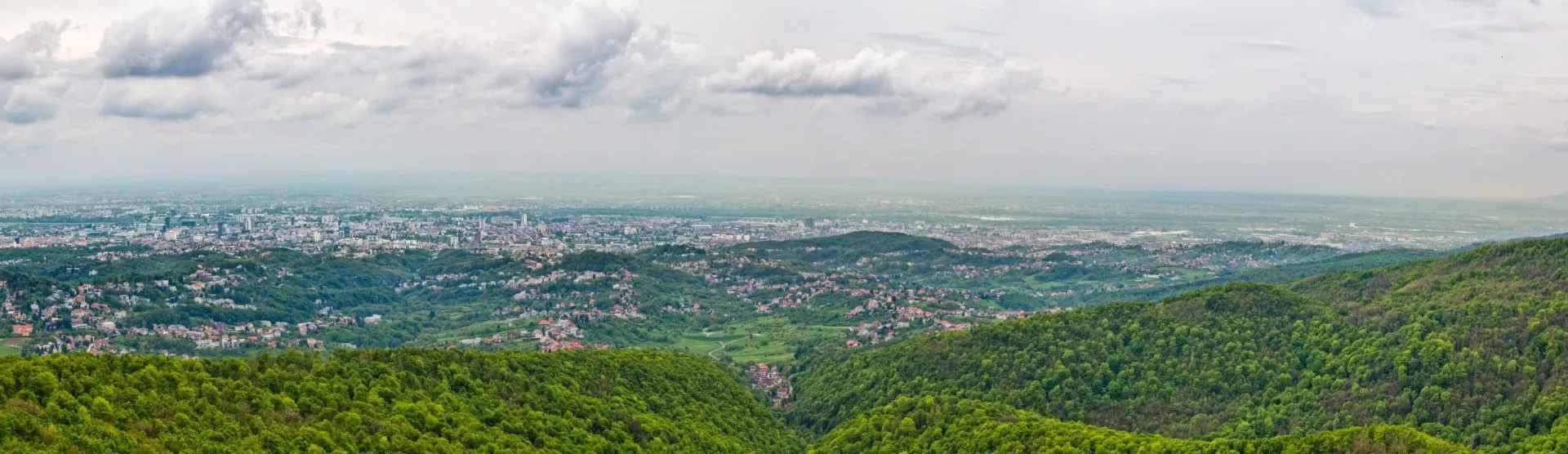 Panorama of the Zagreb