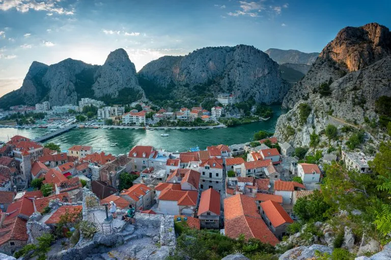 Omiš vista desde Tvrđava Starigrad-Fortica